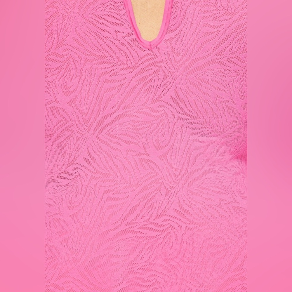 Pinky Swear Hot Mesh Shapewear Bodysuit | M | Fabletics & Yitty | NWT - Picture 7 of 10
